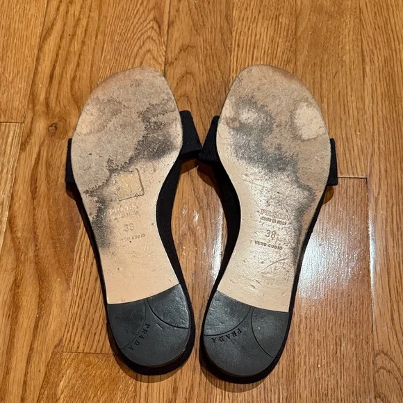 Prada Women's Black Slide Sandals - Picture 3 of 3